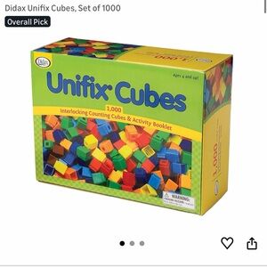 Unifix Cubes - Multicolor Interlocking Counting Cubes